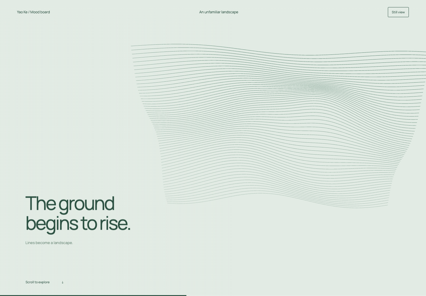 An unfamiliar landscape visual preview
