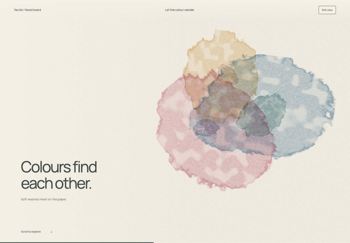Let the colour wander visual preview